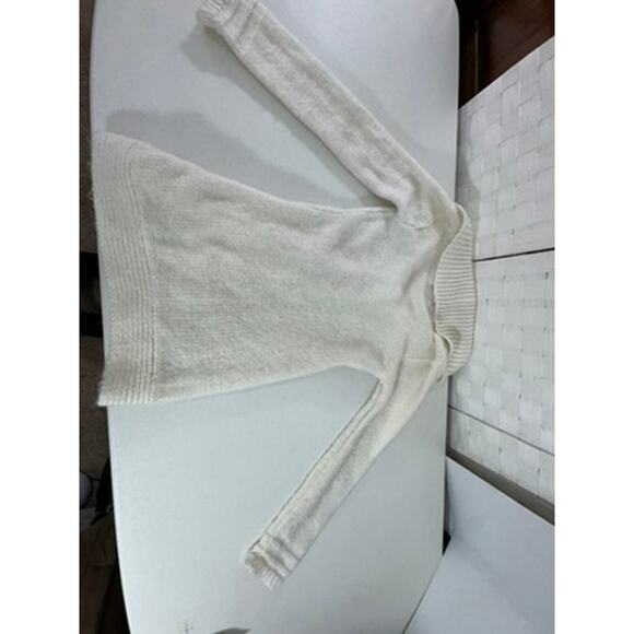 "SAY WHAT ? " Y2K Sweater 2 Large Buttons V Neck Large Collar SZ S Mean Girls - Picture 7 of 8